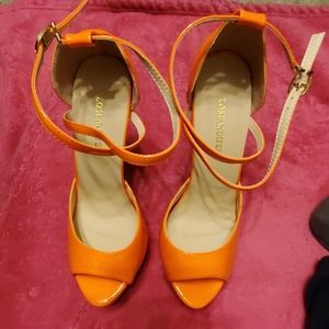 Orange heels